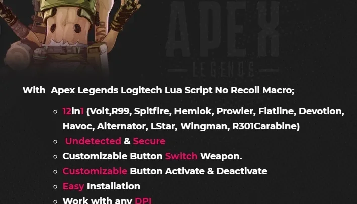 MACRO APEX LEGENDS MOUSES LOGITECH