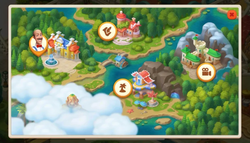 Conta Gardenscapes level 10872