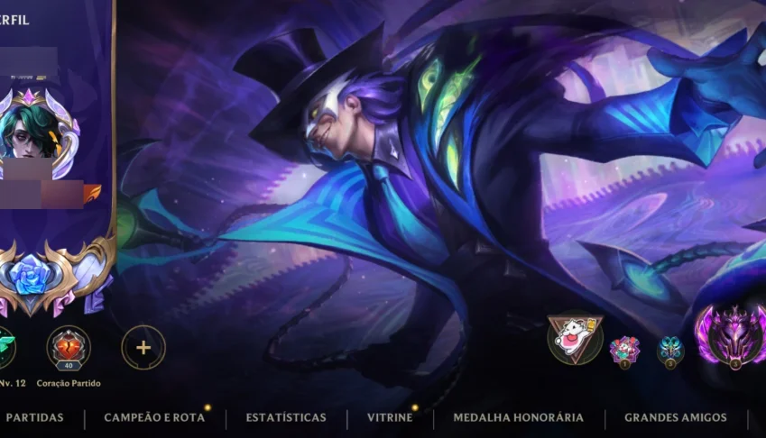 Wild rift conta, 113 skins, mestre ||