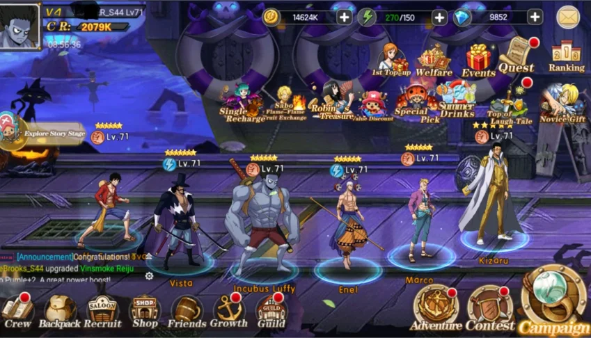 Conta One piece World! 2MM de FC