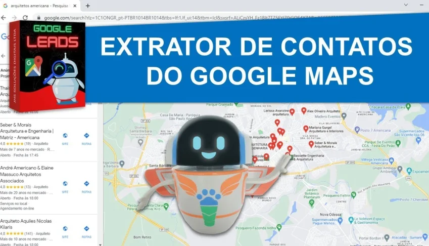 ✅ Lead Extrator de E-mails Por localização
