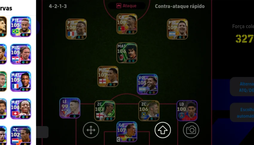 Conta Efootbol Mobile