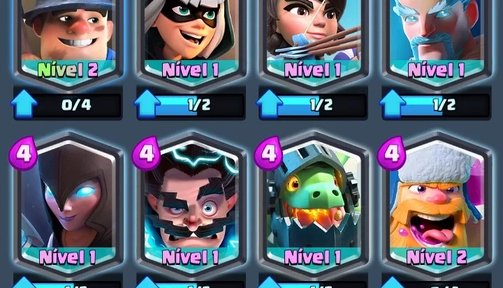 Conta Lendária Clash Royale (quase Todas As Lendárias)