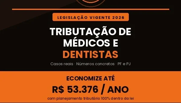 Tributação de médicos e dentistas