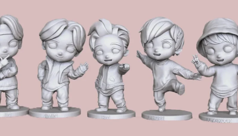 BTS Chibi Stl