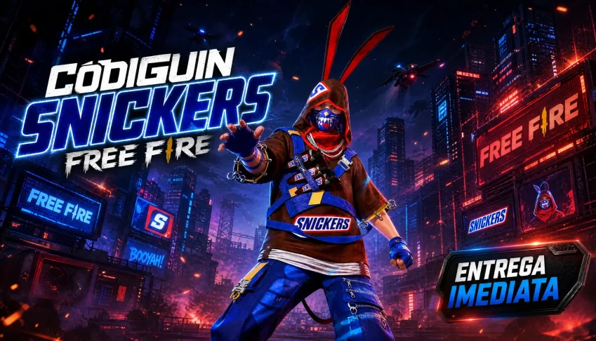 Free Fire - Codiguin Snickers + Brinde [Entrega Automática]