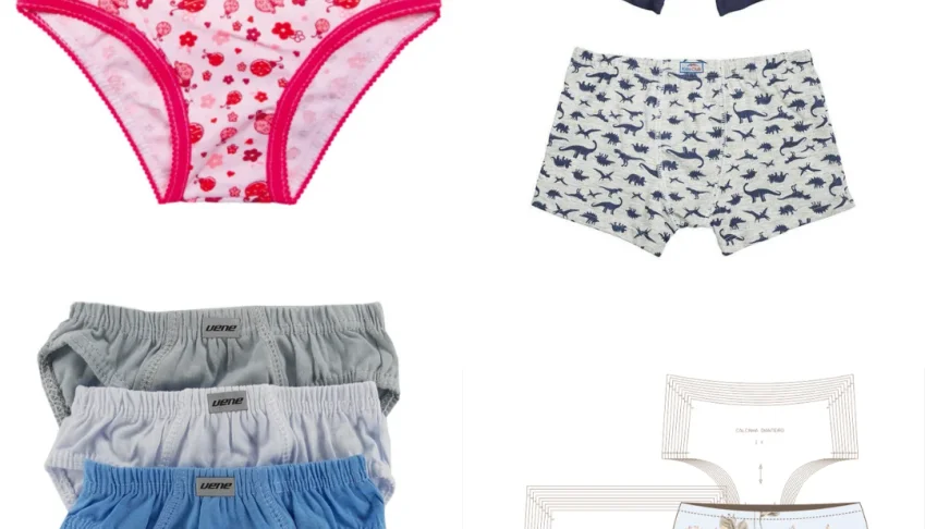 Moldes de Cueca e Calcinha Infantil em PDF - Costura Fácil