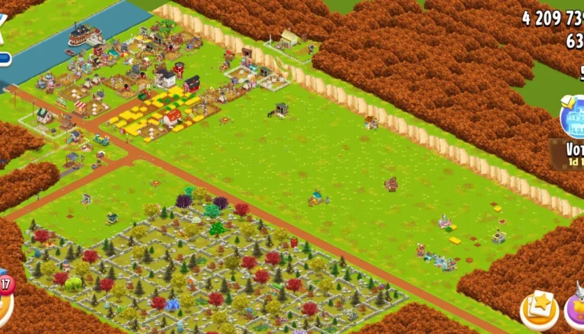 Conta Hay Day nível 80 celeiro 4k silo 1.000