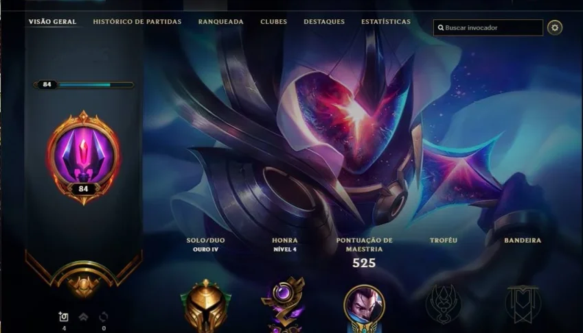 Conta de lol Gold V