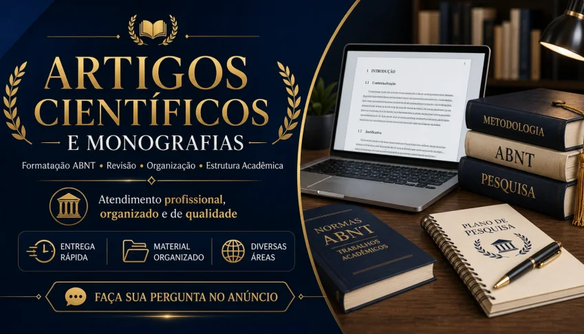 📚 Artigo Científico E Monografias | Apoio Acadêmico Profiss