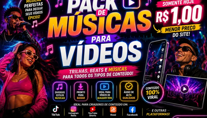 56 Músicas Virais para Editar Vídeos -ENTREGA AUTOMÁTICA 🎯