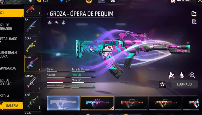 Caonta free fire criada em 2018 Preço negociavel