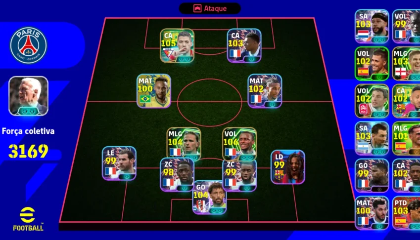 Conta Efootball Mobile + Pack França