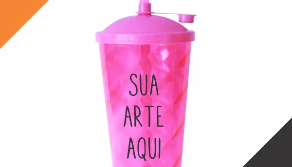 Copo Twister Rosa Neon