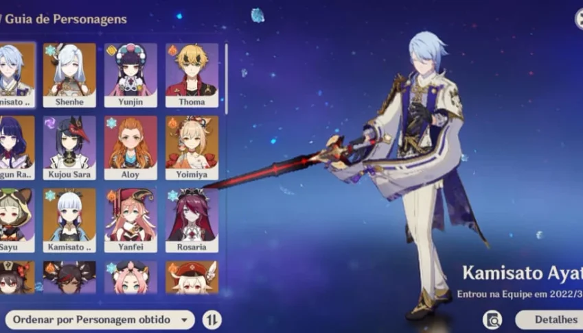 Conta Genshin Imapct, AR58, 15 personagens 5* e 5 armas 5*