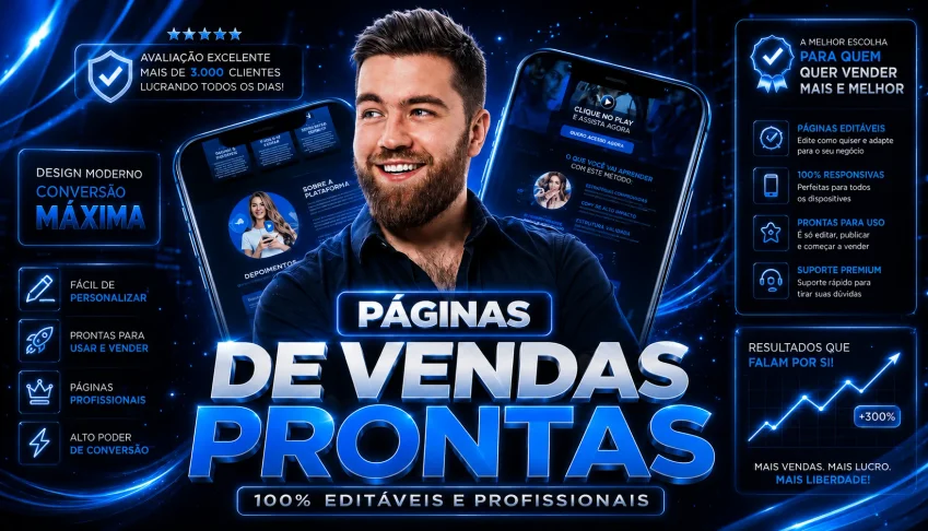 🖥️ Pack +10.000 Páginas De Vendas Prontas