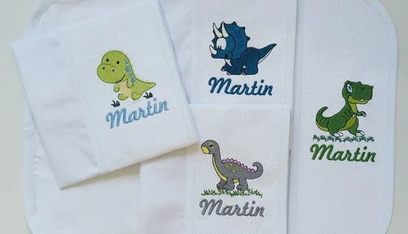 Kit com 8 Guardanapos Escolares Personalizados