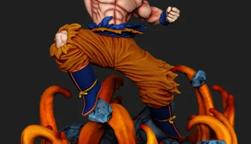 Special Goku Figure - Lucasperez - Stl 3D
