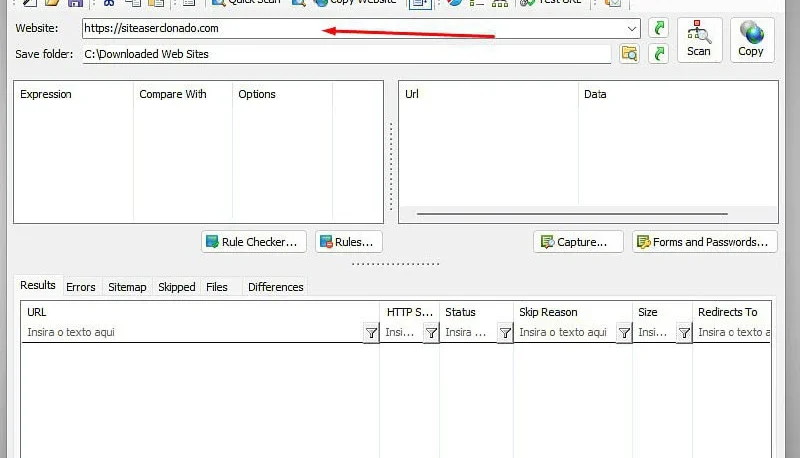 Software de Copiar Sites para Navegação com Facilidade