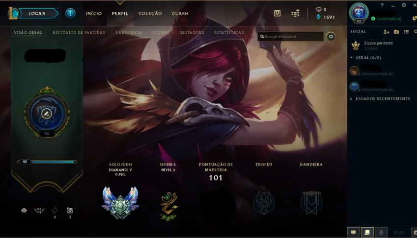 League Of Legends - Level 42 - Diamante V