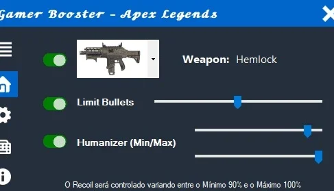 Macro de Recoil - Apex Legends - Reconhecimento Automático