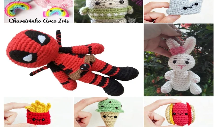 50 Receitas Amigurumi de Chaveiros - Português