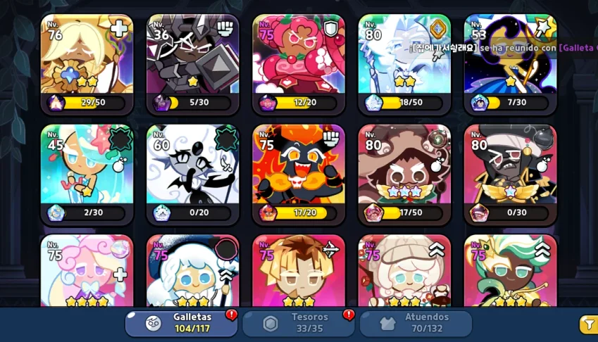 Conta de Cookierun Kingdom