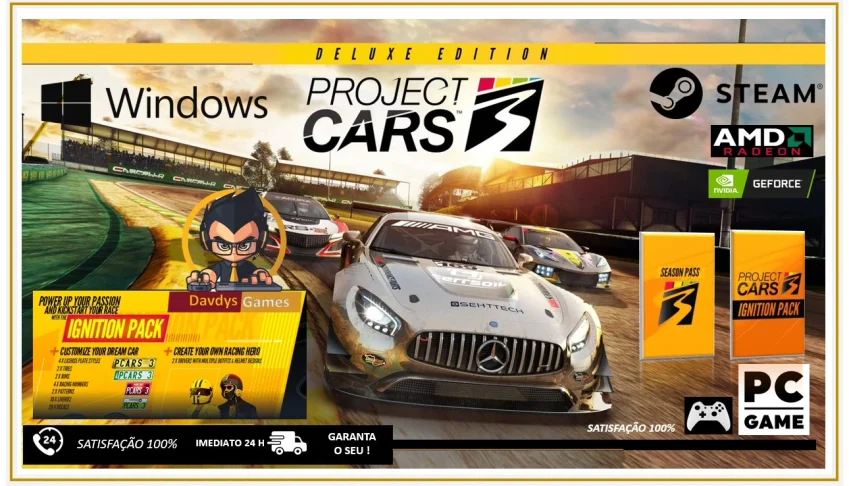 Project Cars 3 Deluxe Edition - Pc
