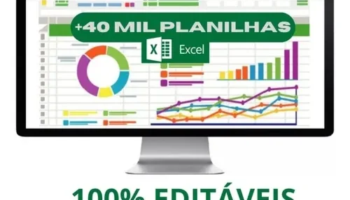 Super Mega Pack Excel +40.000 Planilhas Prontas Editáveis+Br
