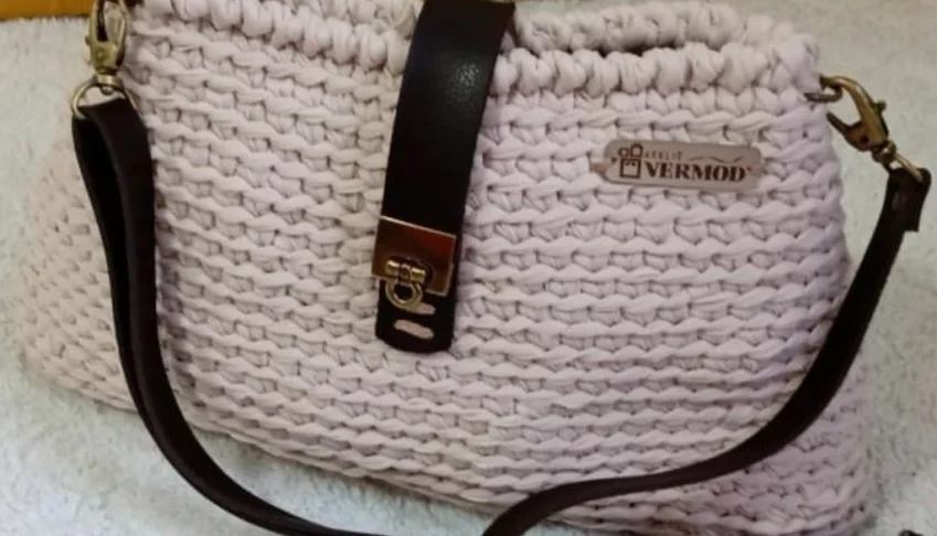 Bolsa de Crochê Daisy
