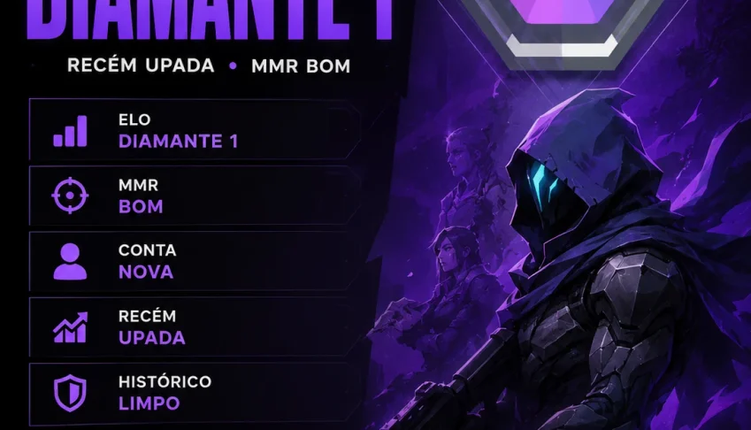 Conta valorant Diamante NOVA com MMR BOM - Sem Skins