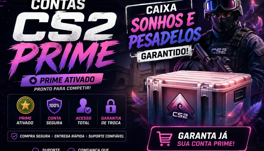 Conta cs2 prime caixa sonhos e pesadelos garantido