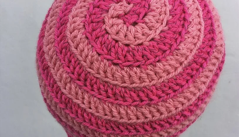 Headpiece pink reflet