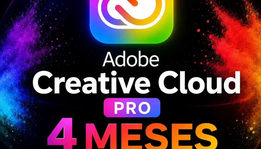 Adobe Creative Cloud PRO 4 MESES | 30 dias de garantia
