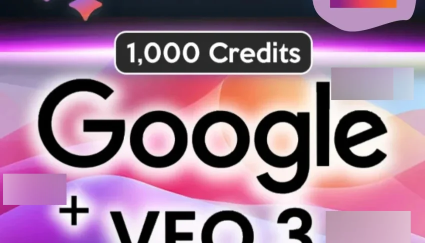 Gemini Pro com 1000 Créditos Veo 3