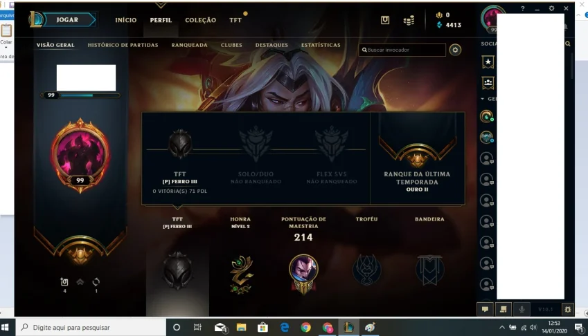 CONTA NIVEL 99 OURO II