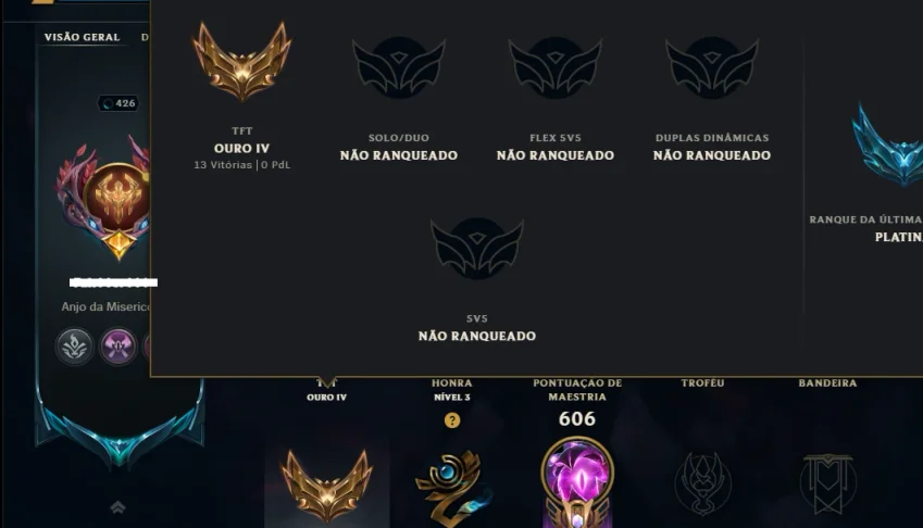 Unranked com TODOS os Champs e 116 Skins ( MID / TOP )
