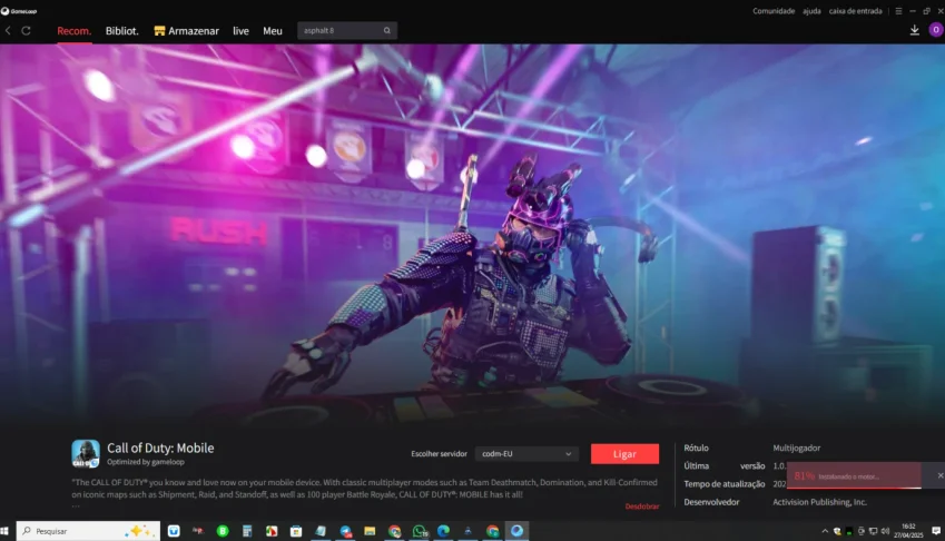 Gameloop Emulador Android Liberado + de 1000 Conteúdos