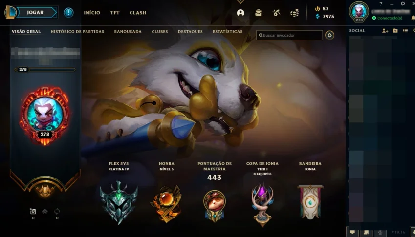 CONTA LOL COM 479 SKINS