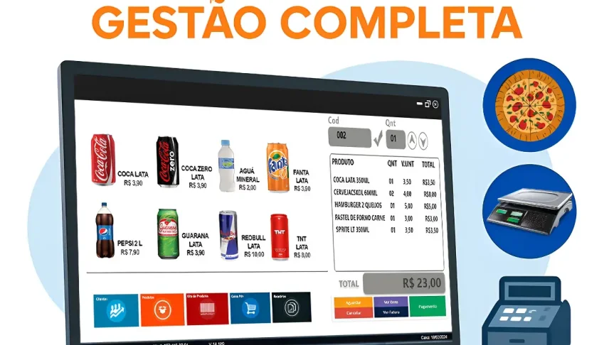 Sistema Pdv Completo Para Restaurante, Lanchonete E Pizzaria