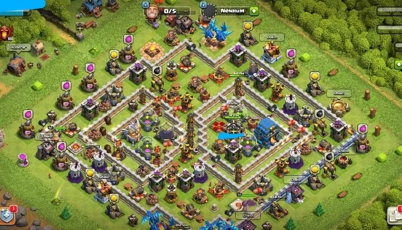 Clash of Clans CV 12 quase full