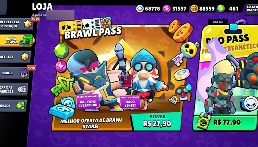 Conta Brawl Stars Totalmente FULL