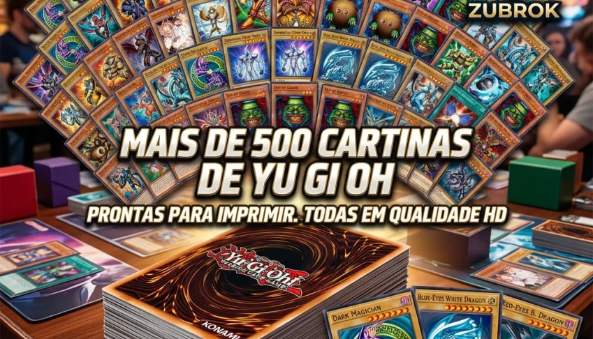 Mais De 500 Cartinhas De Yu Gi Oh