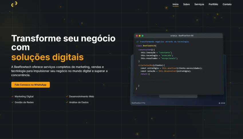 Programação de Sites, App, Database, automações, scripts