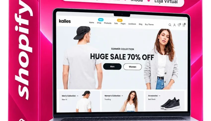Tema Kalles Shopify Atualizado + Chave de Ativação