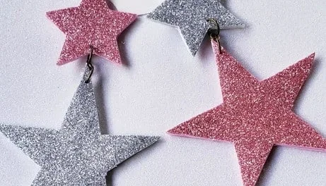 Brincos Carnaval Estrela Eva