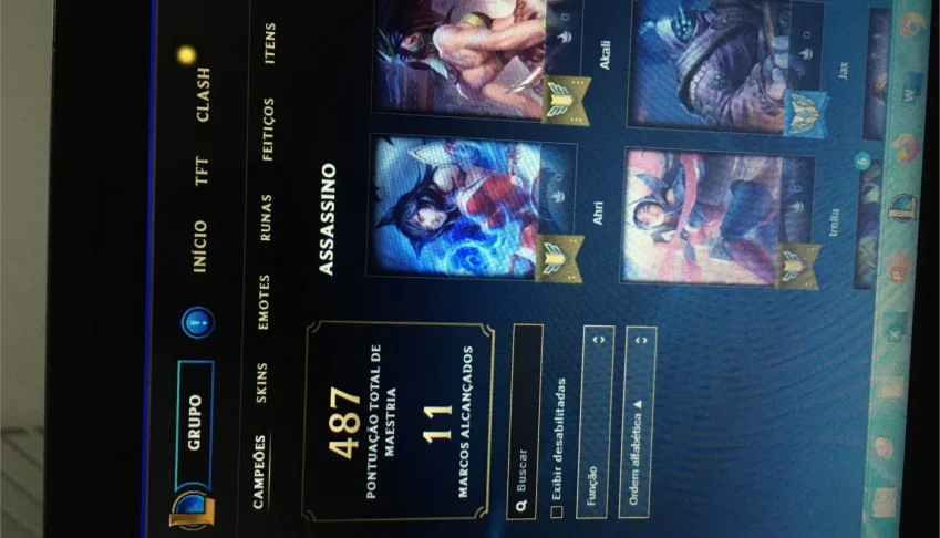 Conta de League of Legends
