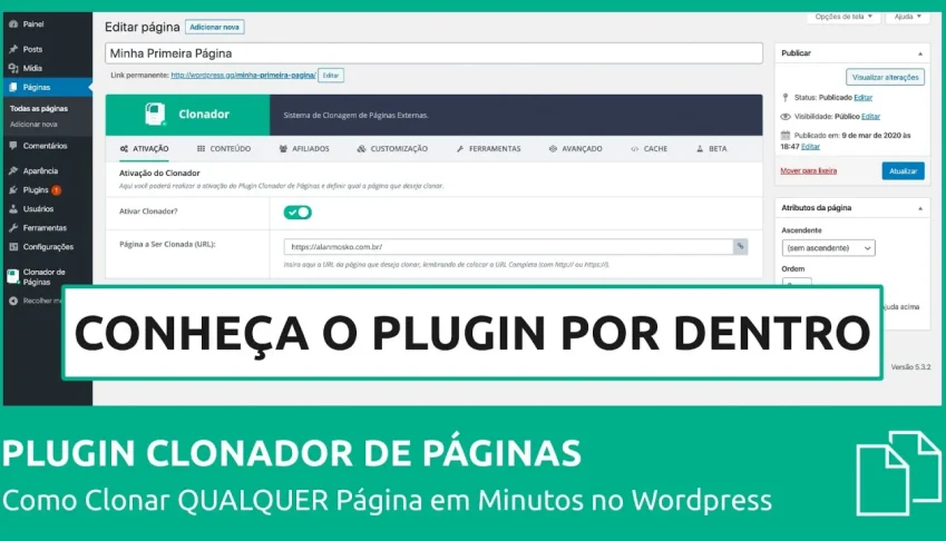 Plugin de Clonagem de Páginas para WordPress