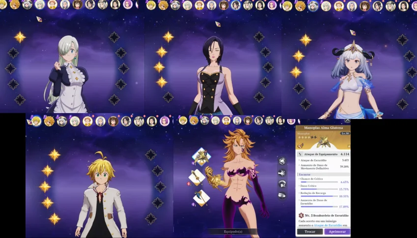 Meliodas / Merlin / Elizabeth/