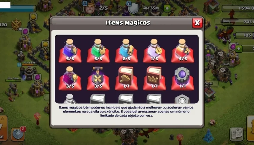 CV 9 Full, indo pro 10 + 500 gemas + skin Rei BB Natalino